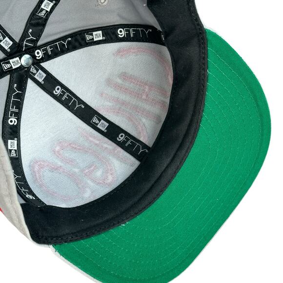 New Era 9Fifty Hat Cap Chicago Bulls NBA Windy City Hardwood Classics Snapback - Picture 9 of 13